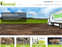 Tablet Screenshot of biowood-recycling.co.uk